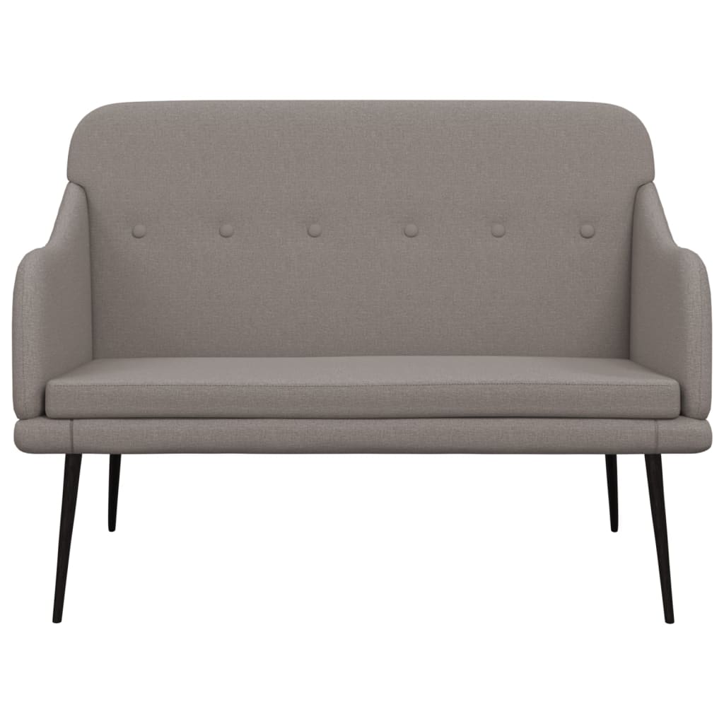 vidaXL Πάγκος Taupe 110x76x80 εκ. Υφασμάτινος