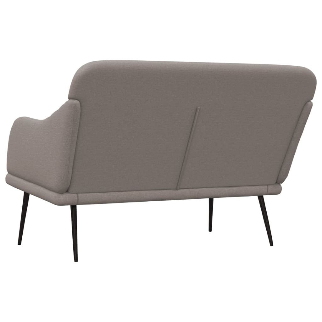 vidaXL Πάγκος Taupe 110x76x80 εκ. Υφασμάτινος