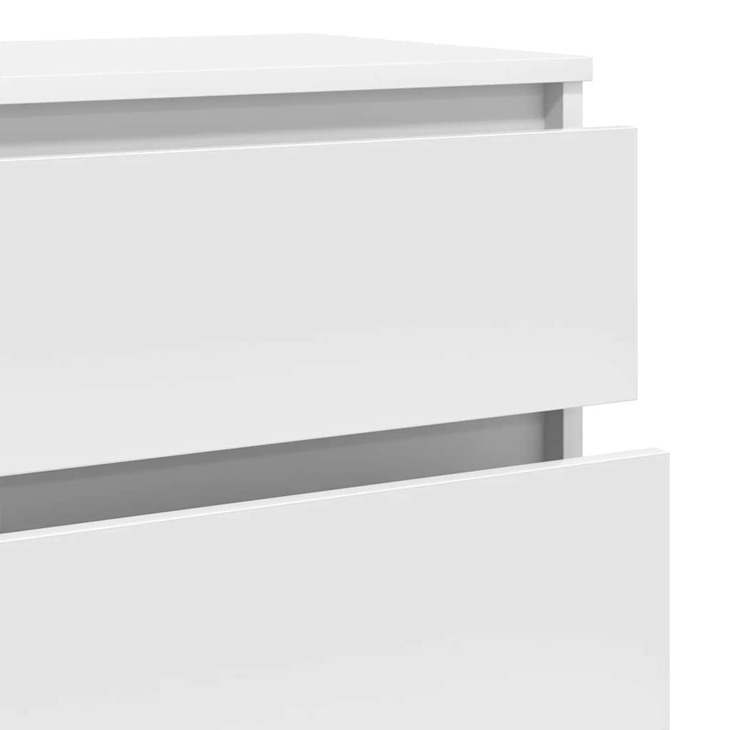 vidaXL Συρταριέρα Λευκή 60 x 36 x 103 εκ. από Επεξεργασμένο Ξύλο