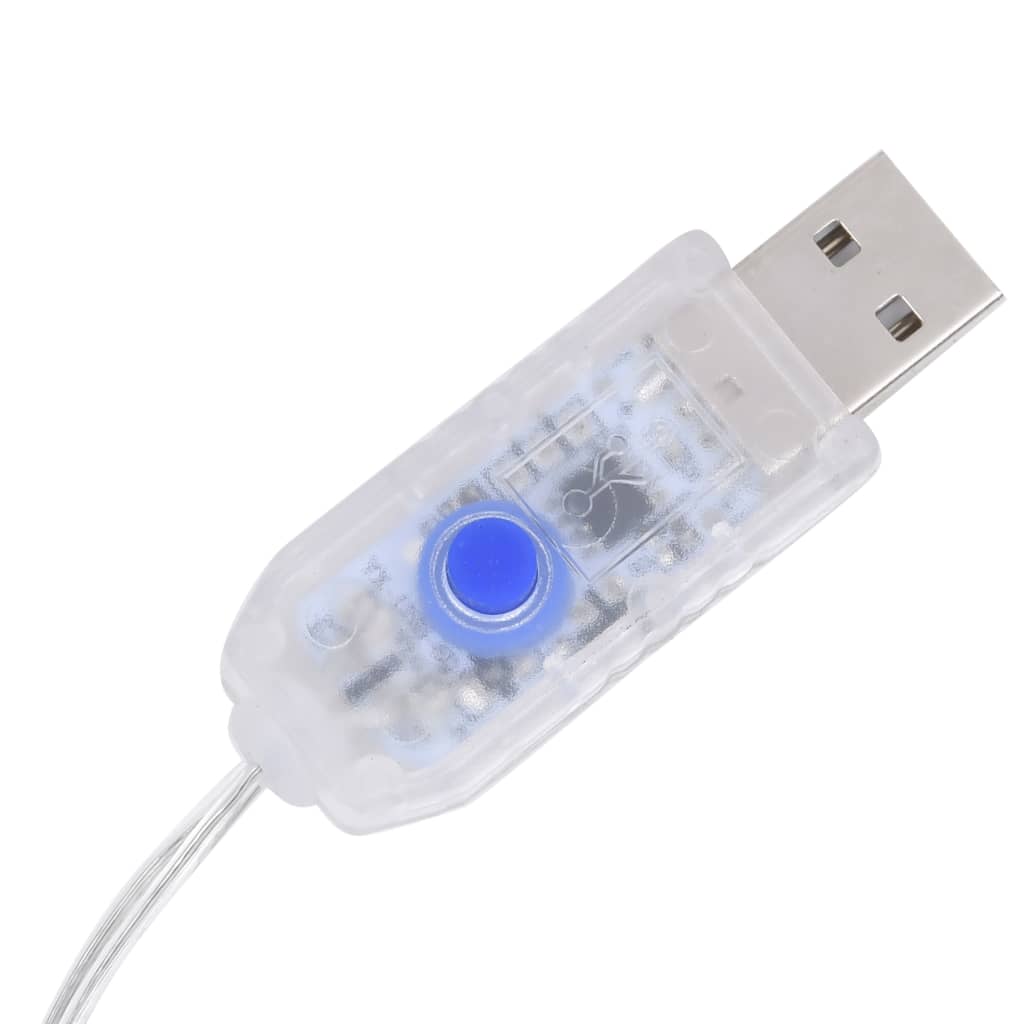vidaXL Χριστουγεννιάτικοι Τάρανδοι 4 τεμ. 160 LED Θερμό Λευκό Ακρυλικό