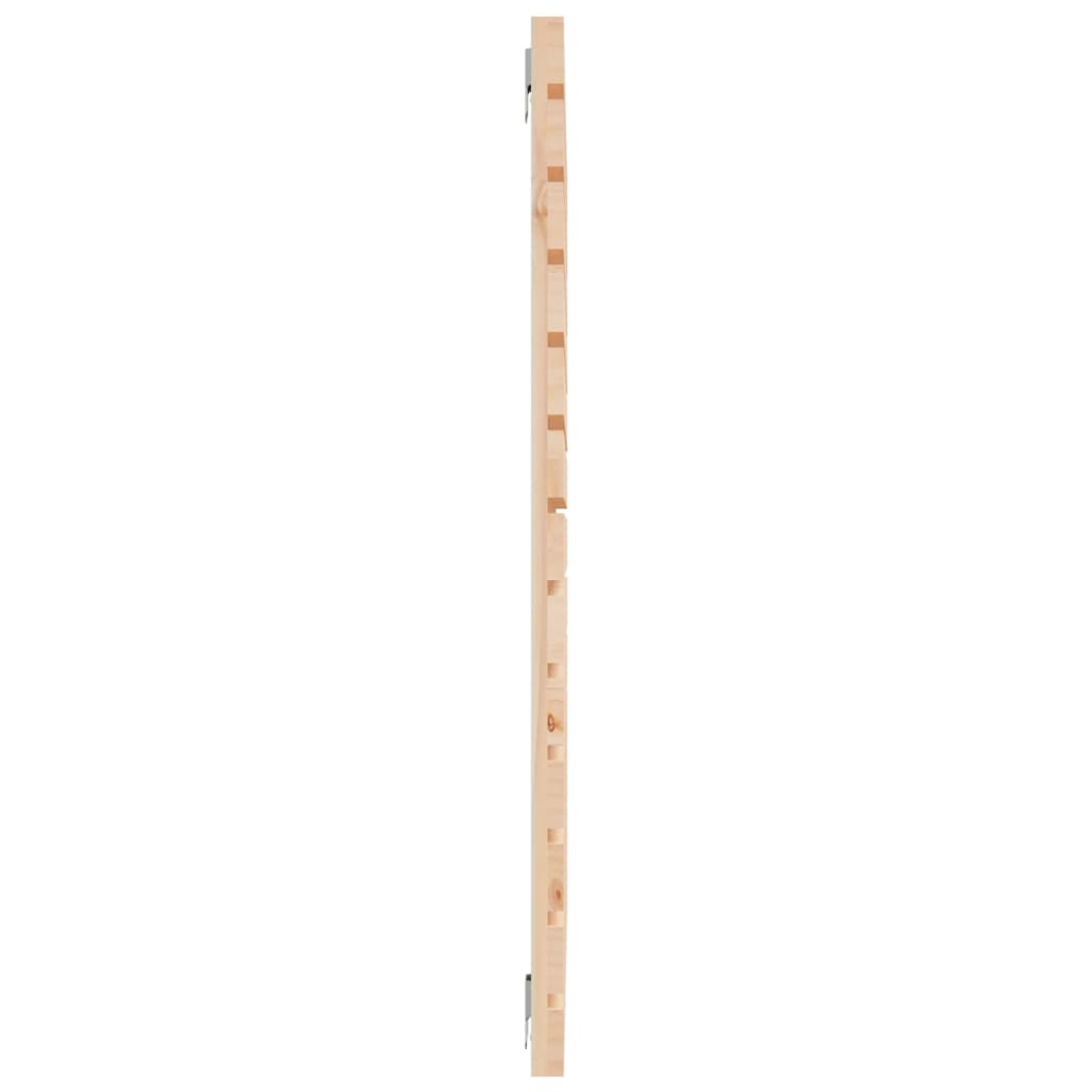 vidaXL Κεφαλάρι Επιτοίχιο 106 x 3 x 91,5 εκ. από Μασίφ Ξύλο Πεύκου