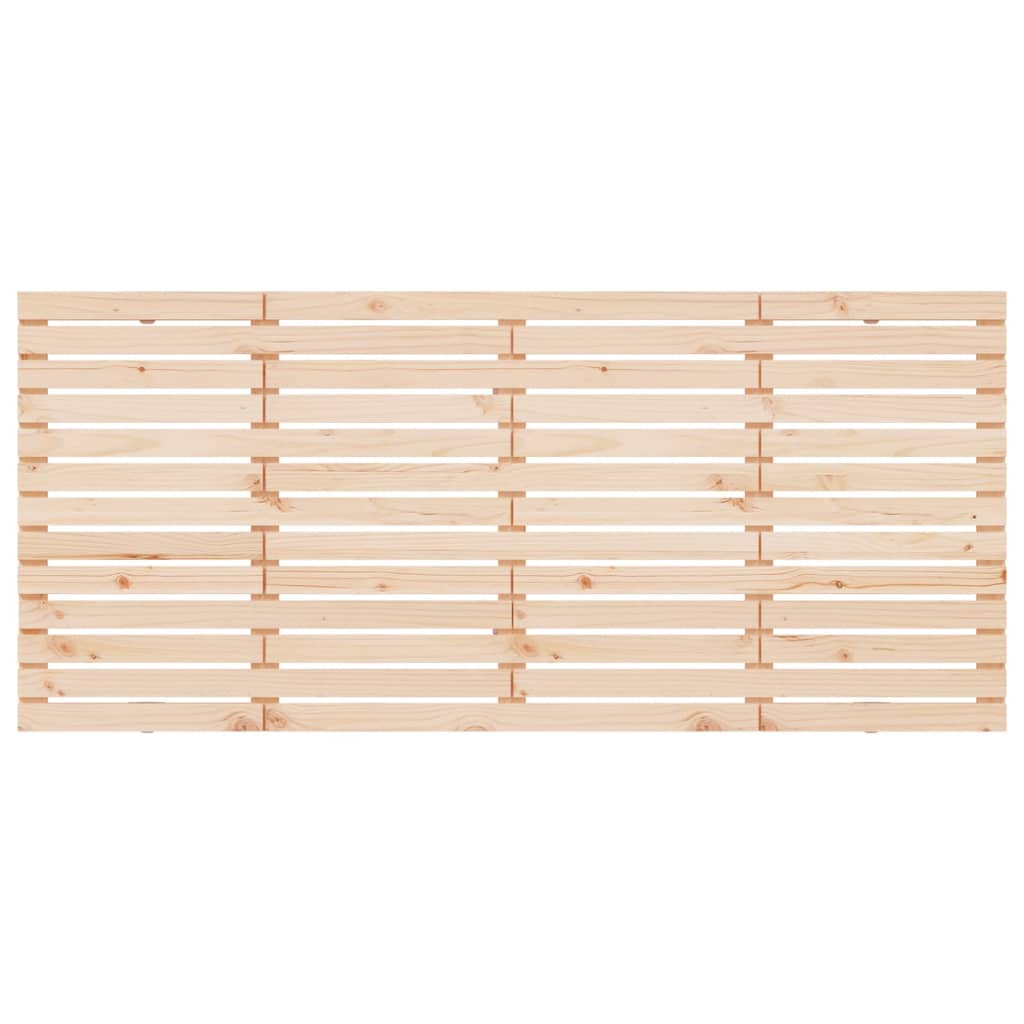 vidaXL Κεφαλάρι Επιτοίχιο 156 x 3 x 91,5 εκ. από Μασίφ Ξύλο Πεύκου