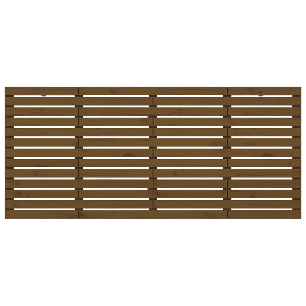 vidaXL Κεφαλάρι Τοίχου Μελί 166x3x91,5 εκ. από Μασίφ Ξύλο Πεύκου