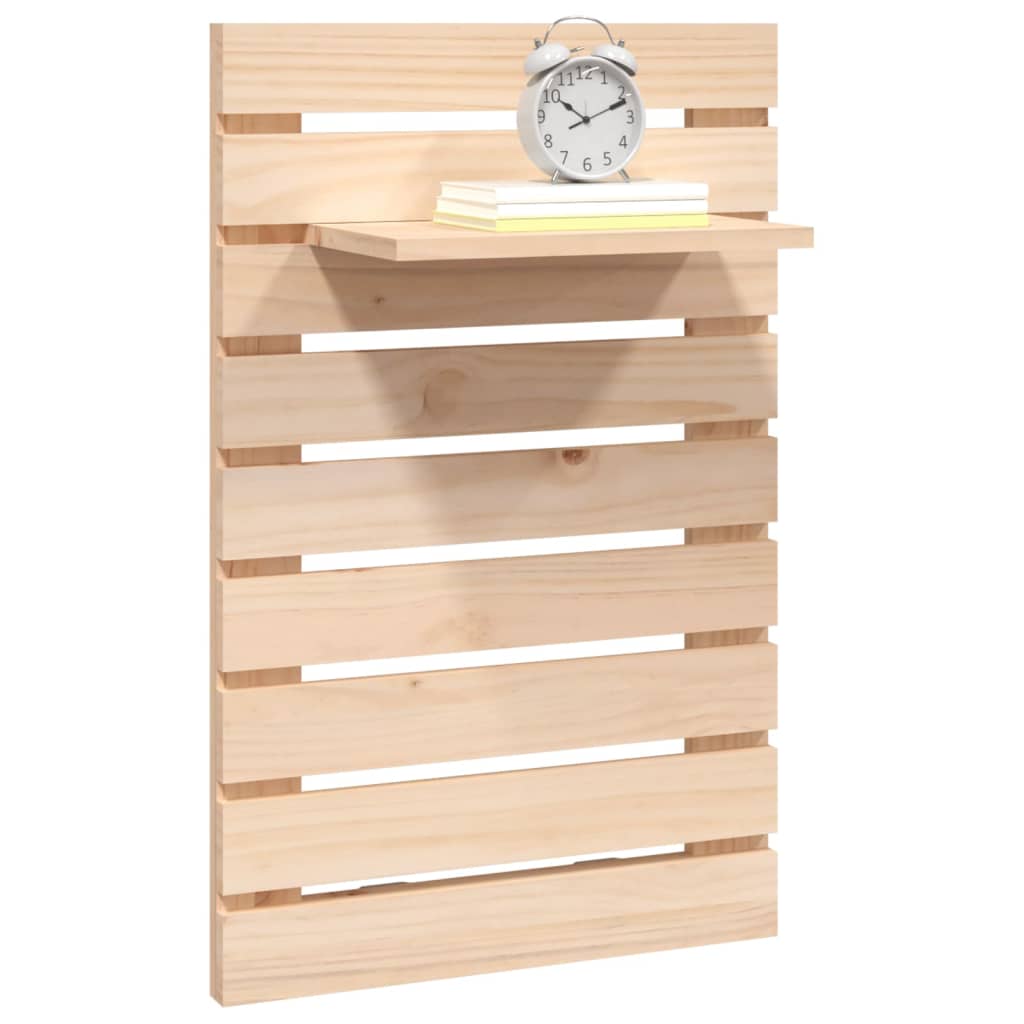 vidaXL Ράφια Κομοδίνου Επιτοίχια 2 τεμ. από Μασίφ Ξύλο Πεύκου