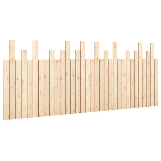 vidaXL Κεφαλάρι Επιτοίχιο 204x3x80 εκ. από Μασίφ Ξύλο Πεύκου