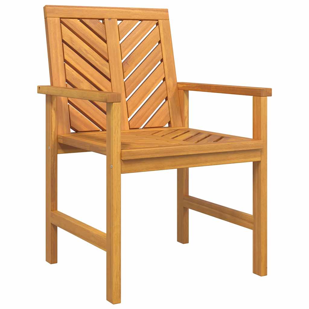 vidaXL Σετ 5 τεμαχίων κήπου από μασίφ ξύλο ακακίας