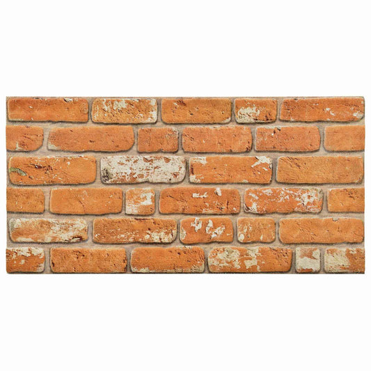 vidaXL Πάνελ τοίχου 10 pcs Τούβλο 100 x 50 cm Αφρός EPS