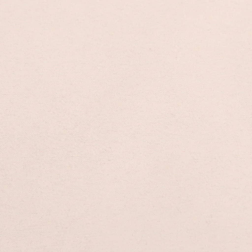 vidaXL Πολυθρόνα Κουνιστή Ανοιχτό Ροζ Υφασμάτινη με Σκαμπό