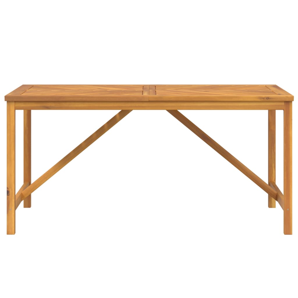 vidaXL Τραπεζαρία Κήπου 150 x 90 x 74 εκ. από Μασίφ Ξύλο Ακακίας