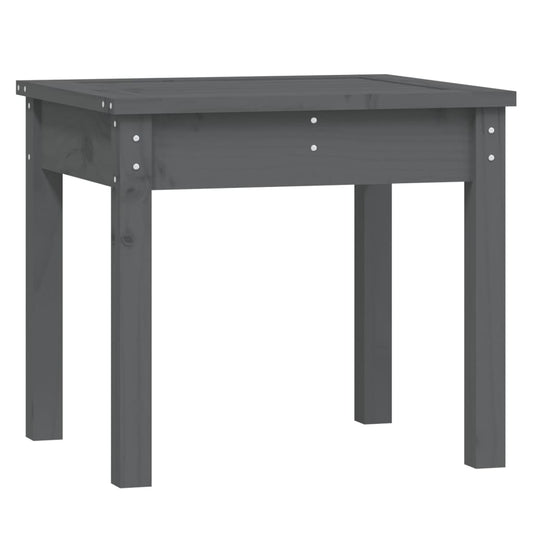 vidaXL Παγκάκι Κήπου Γκρι 50x44x45 εκ. από Μασίφ Ξύλο Πεύκου
