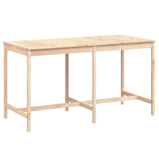 vidaXL Τραπέζι Κήπου 203,5 x 90 x 110 εκ. από Μασίφ Ξύλο Πεύκου