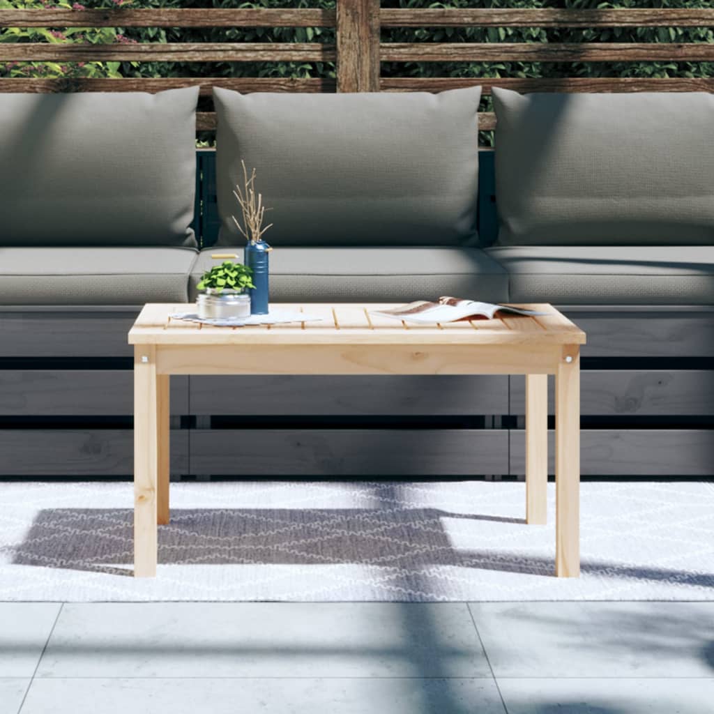 vidaXL Τραπέζι Κήπου 82,5 x 50,5 x 45 εκ. από Μασίφ Ξύλο Πεύκου