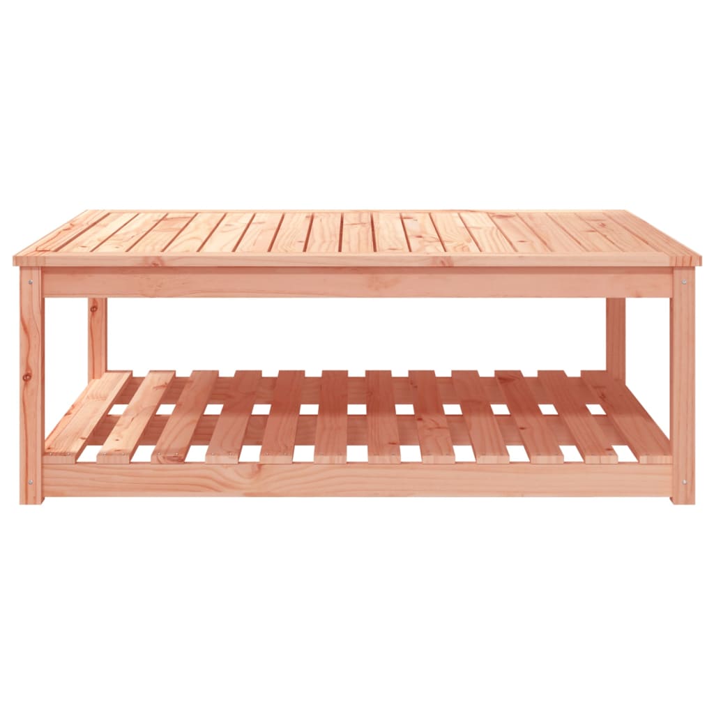 vidaXL Τραπέζι Κήπου 121x82,5x45 εκ. από Μασίφ Ξύλο Ψευδοτσούγκας