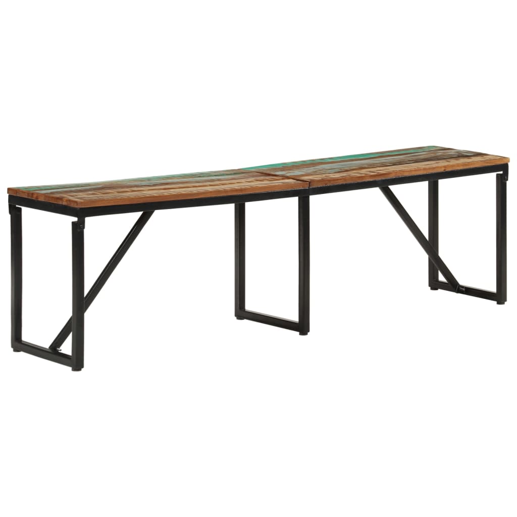 vidaXL Πάγκος 160 x 35 x 46 εκ. από Μασίφ Ανακυκλωμένο Ξύλο