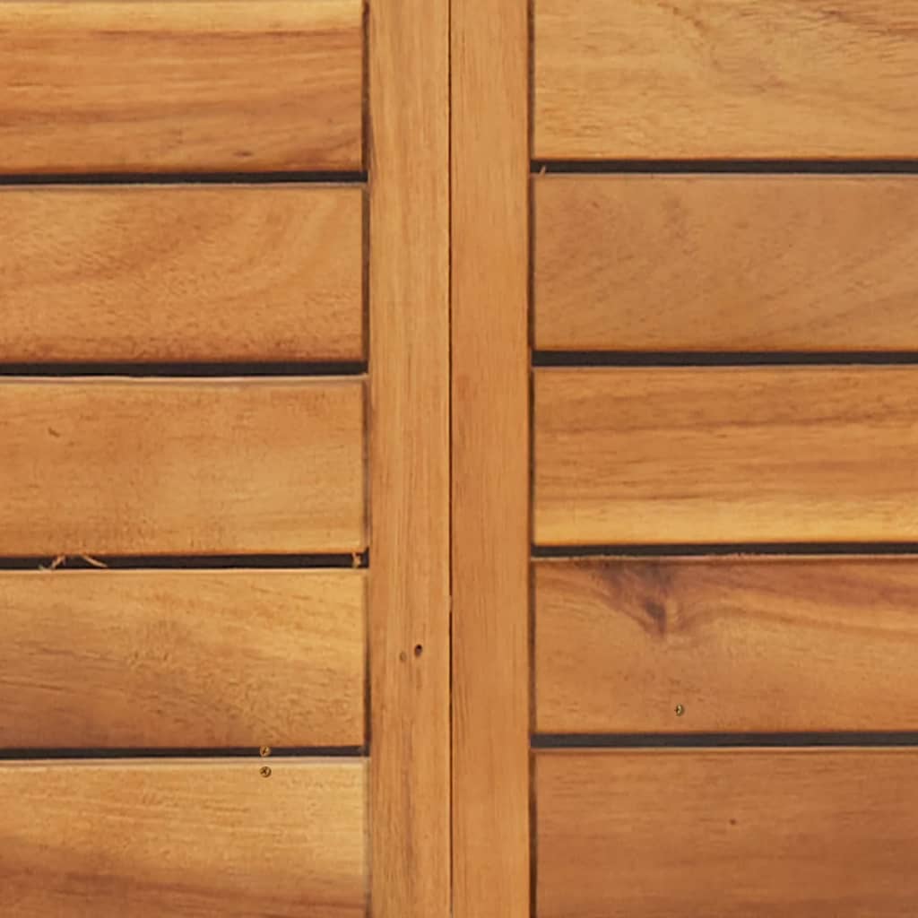 vidaXL Σετ Επίπλων Bistro Πτυσσόμενο 3 τεμ. Μασίφ Ακακία με Μαξιλάρια