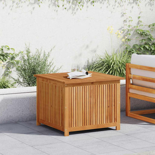 vidaXL Μπαούλο Αποθήκευσης Κήπου 75x75x58 κ. από Μασίφ Ξύλο Ακακίας