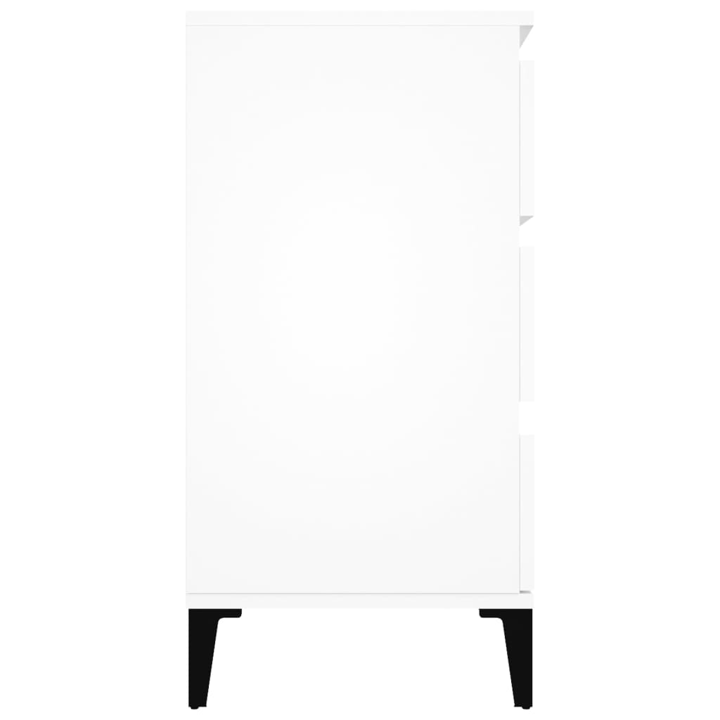 vidaXL Συρταριέρα Λευκή 60 x 35 x 70 εκ. από Επεξεργασμένο Ξύλο