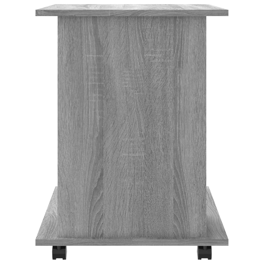 vidaXL Ντουλάπι Με Ροδάκια Γκρι Sonoma 60x45x60 εκ. Επεξεργασμένο Ξύλο