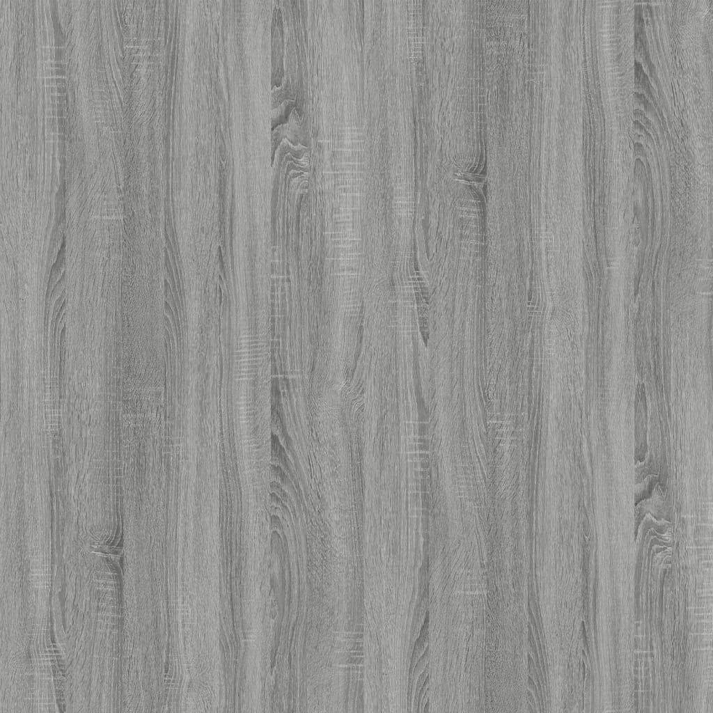 vidaXL Ντουλάπι Με Ροδάκια Γκρι Sonoma 60x45x60 εκ. Επεξεργασμένο Ξύλο