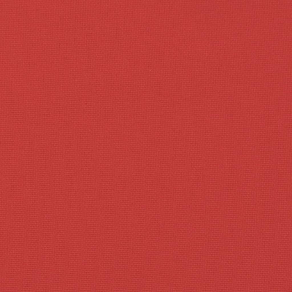 vidaXL Μαξιλάρια Καναπέ 4 τεμ. Κόκκινο 50x50 εκ. Υφασμάτινα