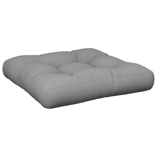 vidaXL Μαξιλάρι Παλέτας Γκρι 50 x 50 x 12 εκ. Υφασμάτινο