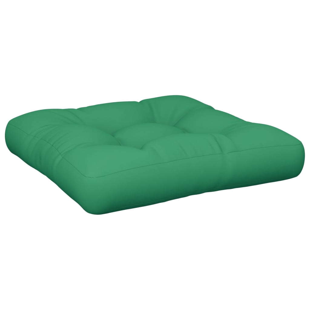 vidaXL Μαξιλάρι Παλέτας Πράσινο 50 x 50 x 12 εκ. Υφασμάτινο