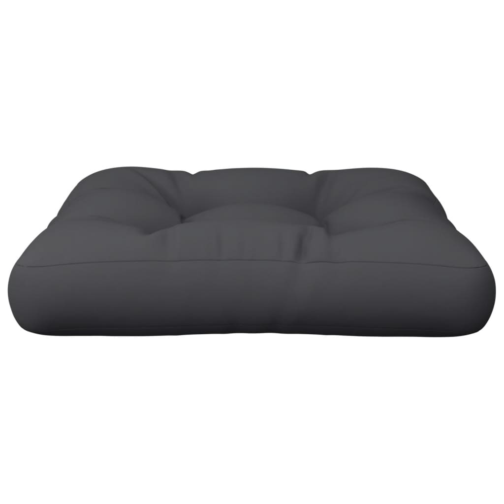 vidaXL Μαξιλάρι Παλέτας Μαύρο 50 x 50 x 12 εκ. Υφασμάτινο