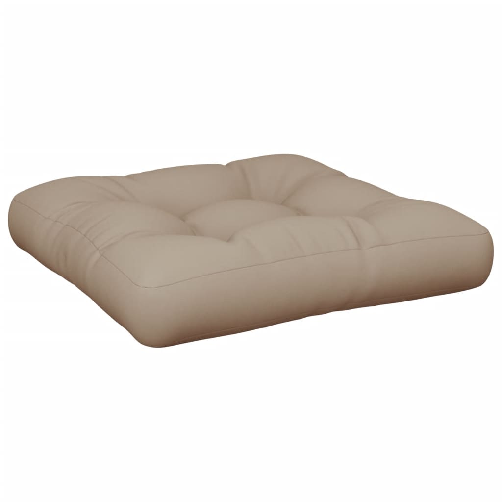 vidaXL Μαξιλάρι Παλέτας Taupe 50 x 50 x 12 εκ. Υφασμάτινο