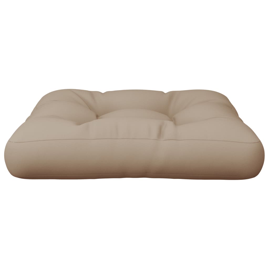 vidaXL Μαξιλάρι Παλέτας Taupe 50 x 50 x 12 εκ. Υφασμάτινο