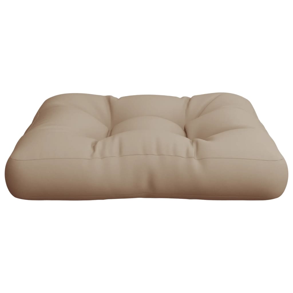 vidaXL Μαξιλάρι Παλέτας Taupe 50 x 50 x 12 εκ. Υφασμάτινο