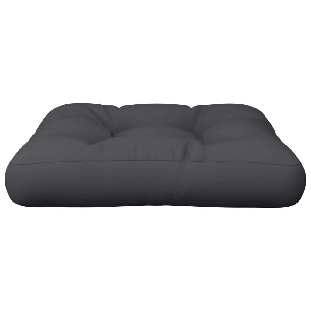 vidaXL Μαξιλάρι Παλέτας Μαύρο 60 x 60 x 12 εκ. Υφασμάτινο