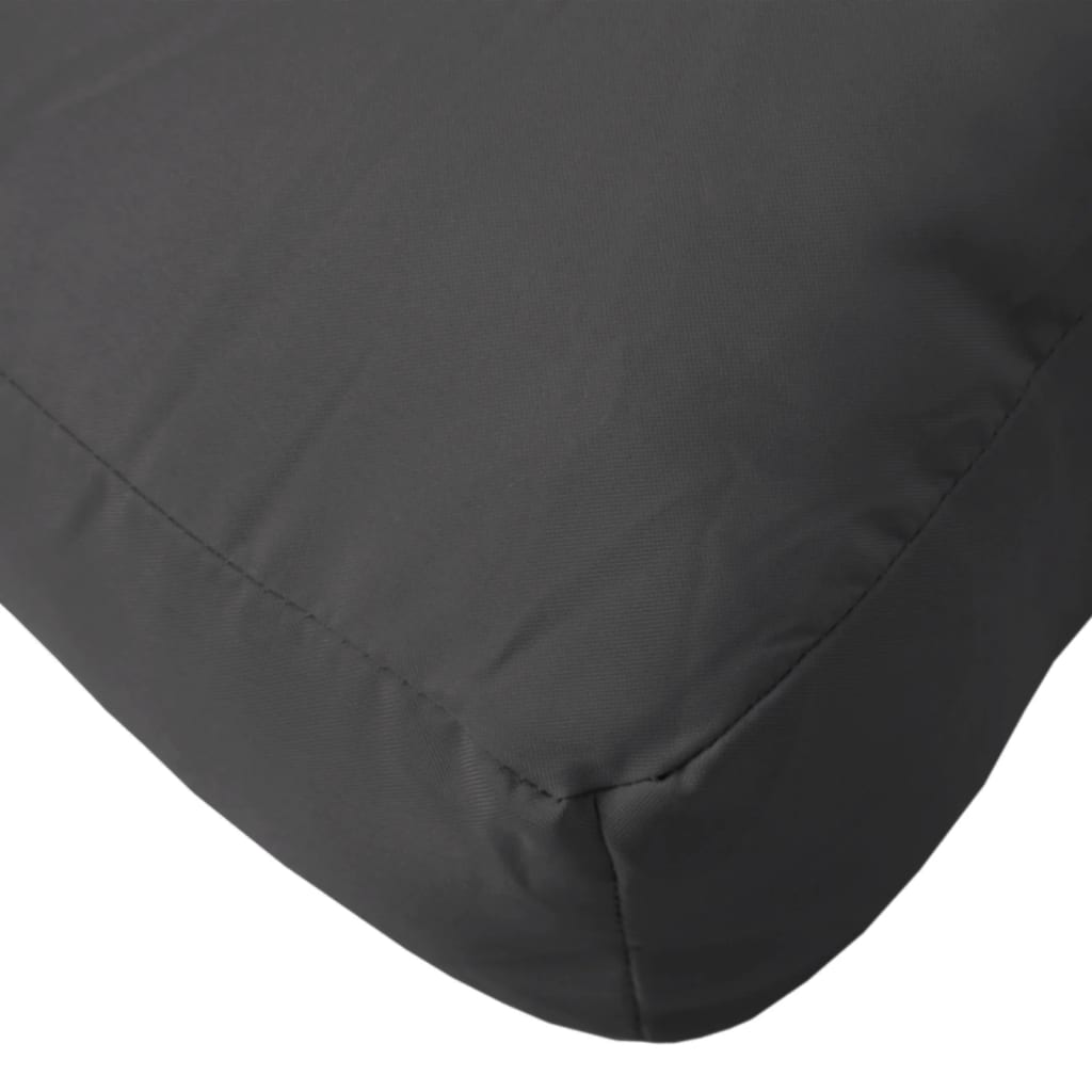 vidaXL Μαξιλάρι Παλέτας Μαύρο 60 x 60 x 12 εκ. Υφασμάτινο