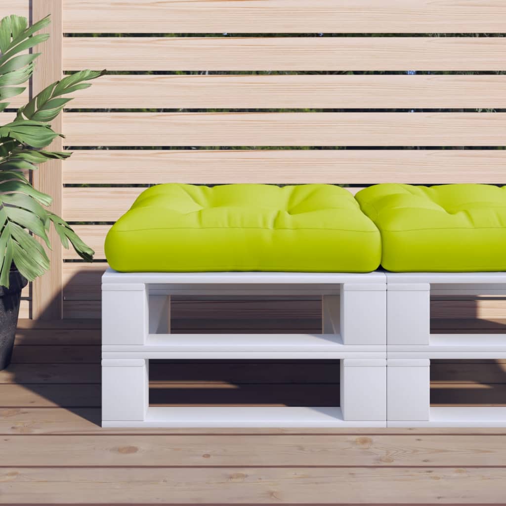 vidaXL Μαξιλάρι Παλέτας Αν. Πράσινο 60 x 60 x 12 εκ. Υφασμάτινο
