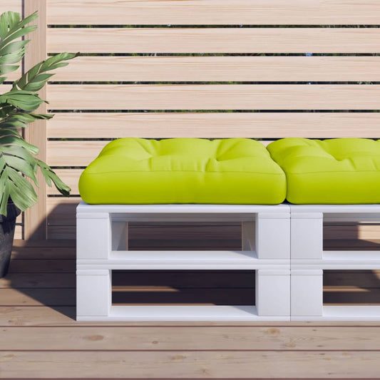 vidaXL Μαξιλάρι Παλέτας Αν. Πράσινο 60 x 60 x 12 εκ. Υφασμάτινο