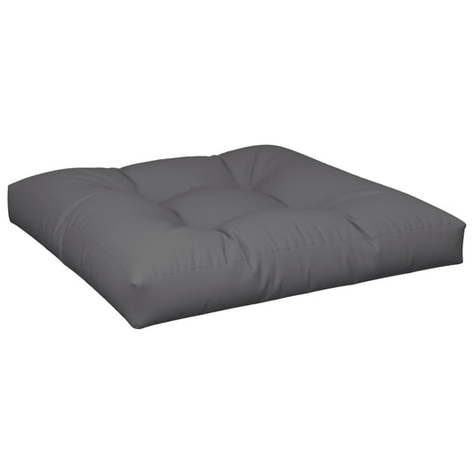 vidaXL Μαξιλάρι Παλέτας Ανθρακί 70 x 70 x 12 εκ. Υφασμάτινο