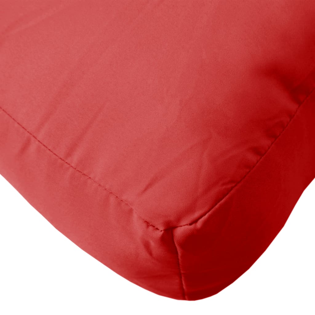 vidaXL Μαξιλάρι Καναπέ Παλέτας Κόκκινο 70 x 70 x 12 εκ.