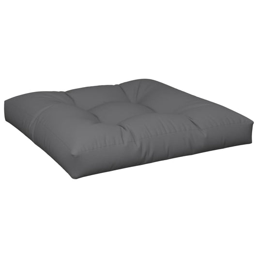 vidaXL Μαξιλάρι Παλέτας Γκρι 80 x 80 x 12 εκ. Υφασμάτινο
