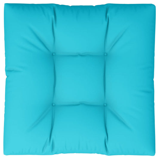vidaXL Μαξιλάρι Παλέτας Τιρκουάζ 80 x 80 x 12 εκ. Υφασμάτινο