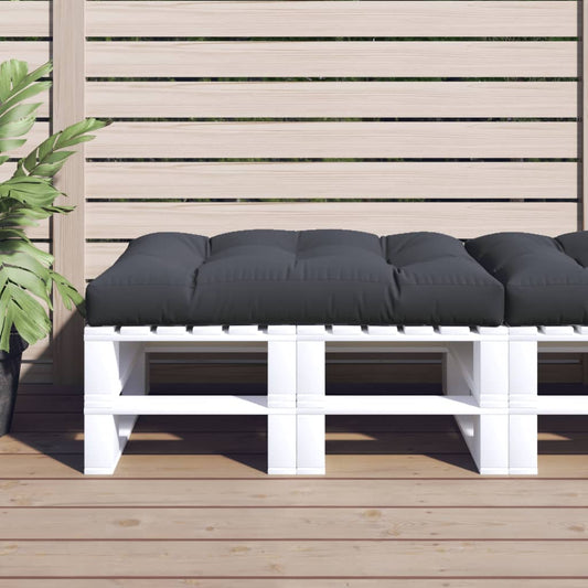 vidaXL Μαξιλάρι Παλέτας Ανθρακί 120 x 80 x 12 εκ. Υφασμάτινο