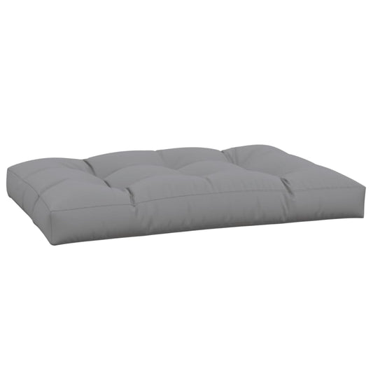 vidaXL Μαξιλάρι Παλέτας Γκρι 120 x 80 x 12 εκ. Υφασμάτινο