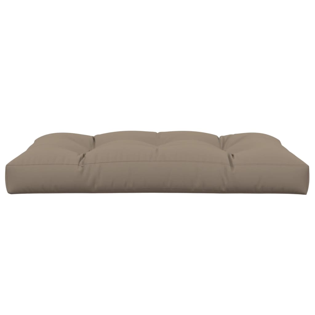 vidaXL Μαξιλάρι Παλέτας Taupe 120 x 80 x 12 εκ. Υφασμάτινο