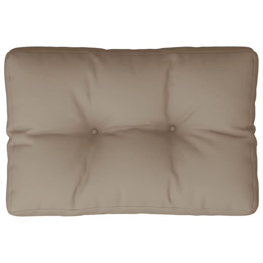 vidaXL Μαξιλάρι Παλέτας Taupe 50 x 40 x 12 εκ. Υφασμάτινο