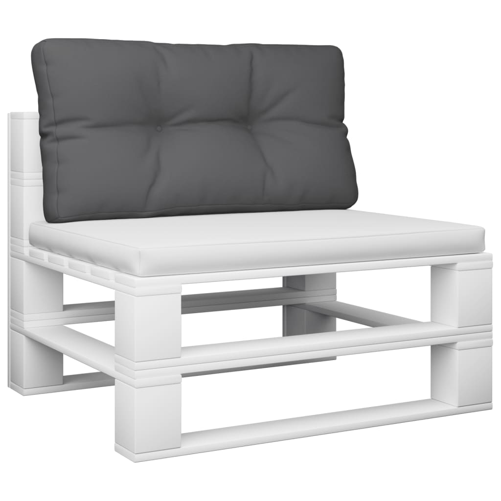 vidaXL Μαξιλάρι Παλέτας Ανθρακί 70 x 40 x 12 εκ. Υφασμάτινο