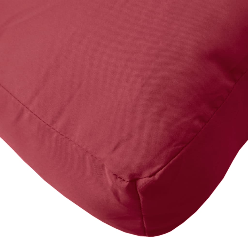 vidaXL Μαξιλάρι Παλέτας Μπορντό 70 x 40 x 12 εκ. Υφασμάτινο