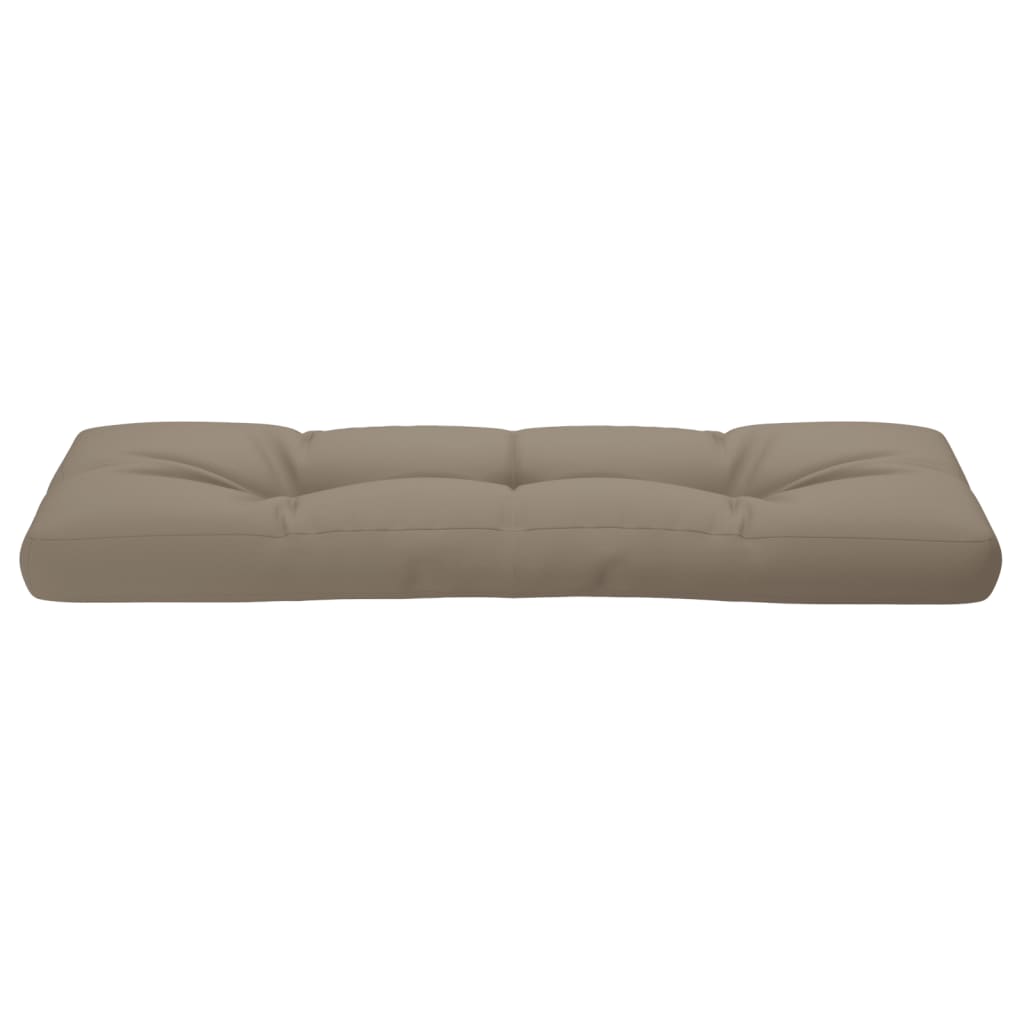 vidaXL Μαξιλάρι Παλέτας Taupe 120 x 40 x 12 εκ. Υφασμάτινο