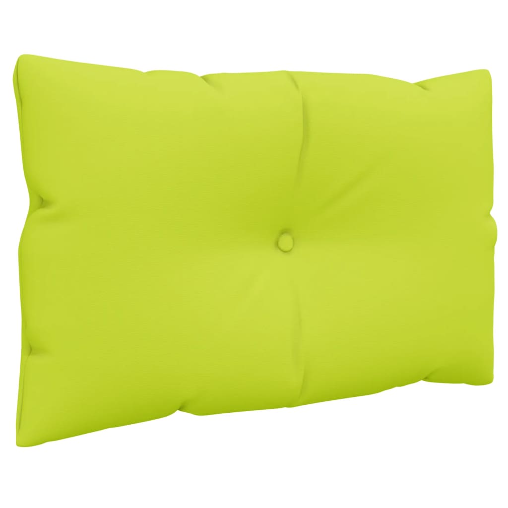 vidaXL Μαξιλάρια Καναπέ Παλέτας 2 τεμ. Ανοιχτά Πράσινα Υφασμάτινα