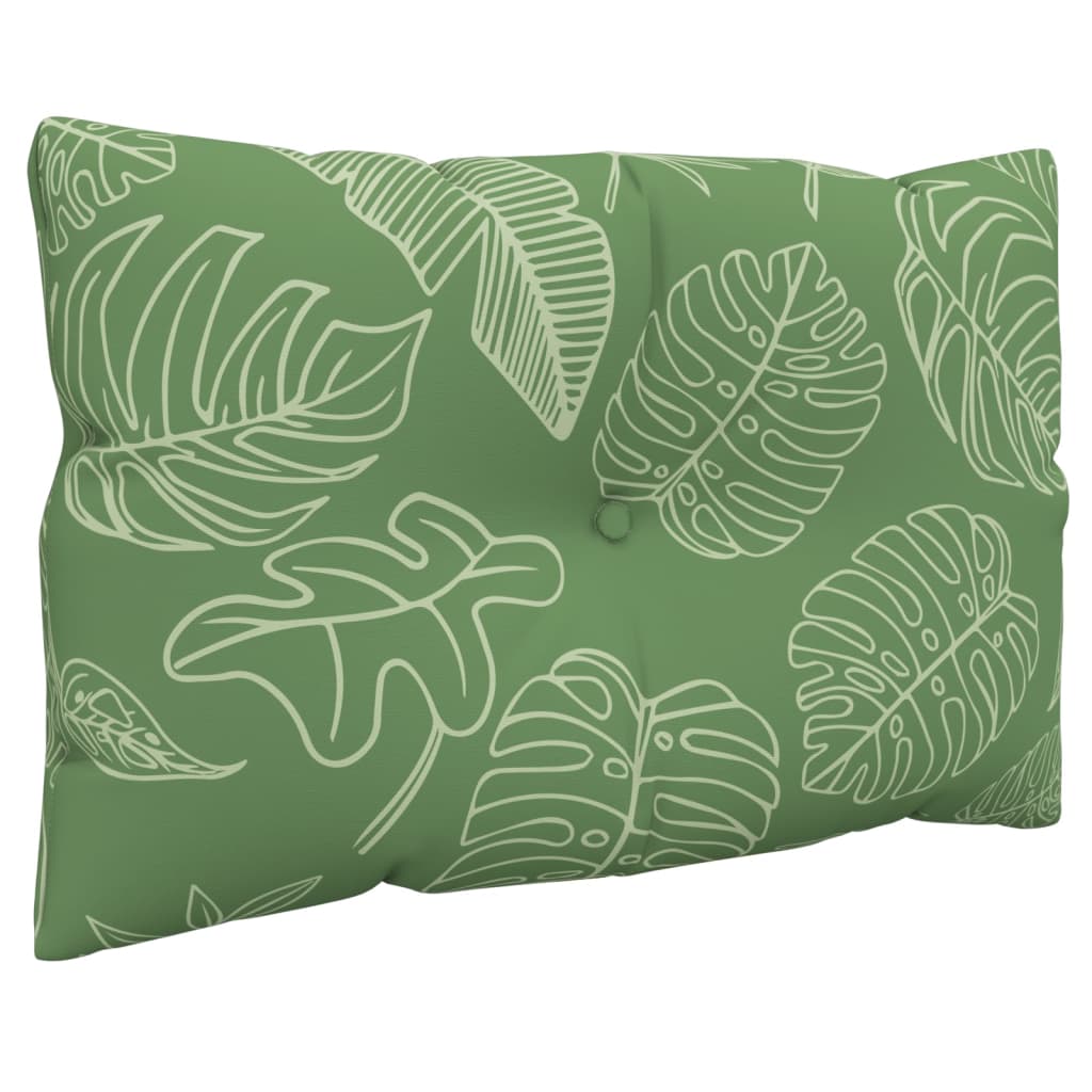 vidaXL Μαξιλάρια Παλέτας 2 τεμ. Σχέδιο Φύλλων από Ύφασμα Oxford