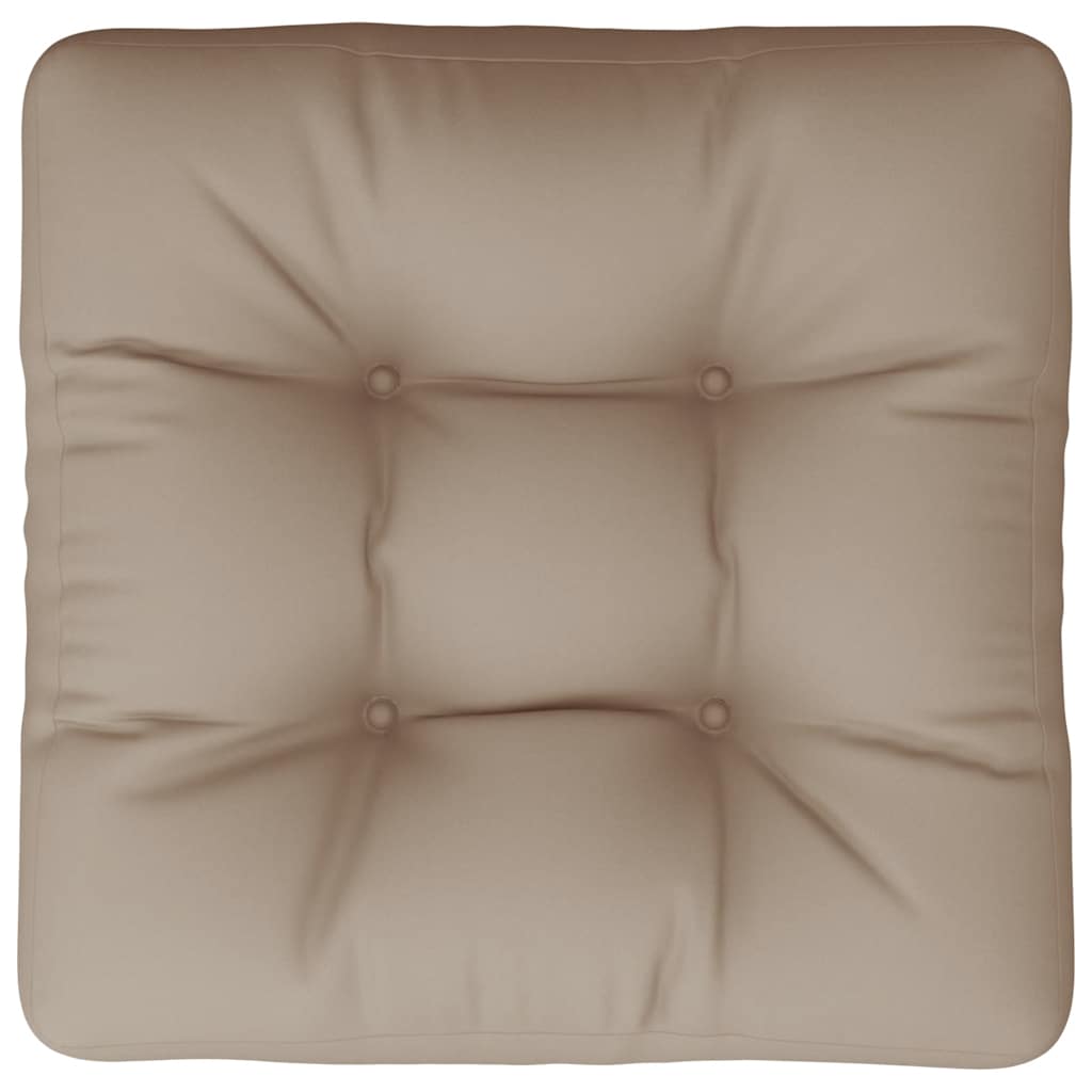 vidaXL Μαξιλάρι Παλέτας Taupe 60 x 61,5 x 10 εκ. Υφασμάτινο