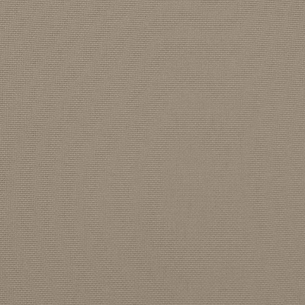 vidaXL Μαξιλάρι Παλέτας Taupe 60 x 61,5 x 10 εκ. Υφασμάτινο