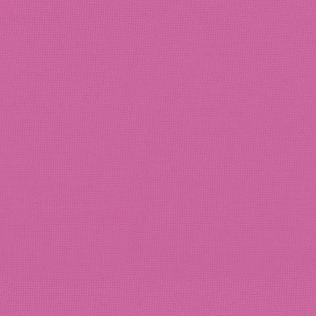 vidaXL Μαξιλάρι Παλέτας Ροζ 60 x 61,5 x 10 εκ. από Ύφασμα Oxford